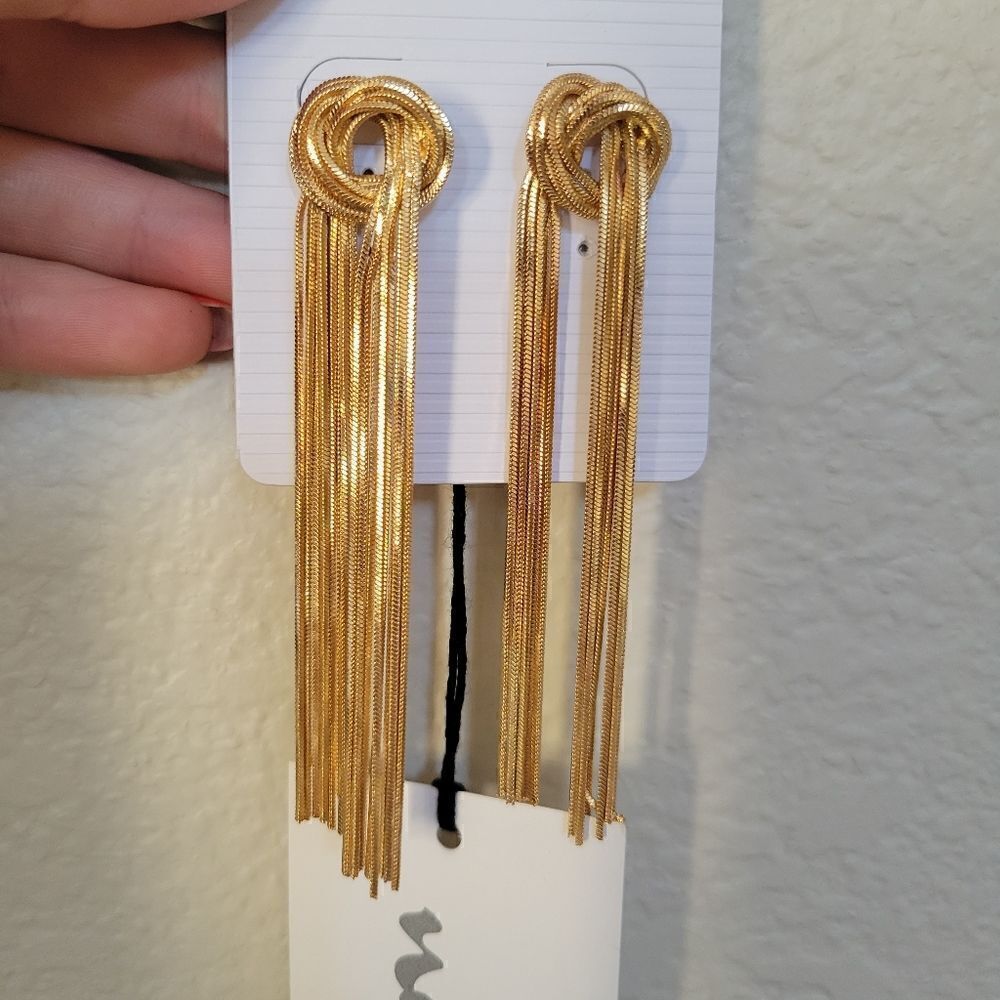 Dettagli earrings long chain New